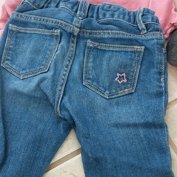 Girls 18-24m ballerina star pink jeans shirt shoes - Picture 6 of 8